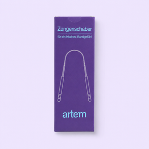 Zungenschaber mit Edelstahlbox